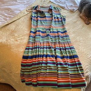 Collared stripe Calvin Klein sports dress (think golf or tennis) size 2